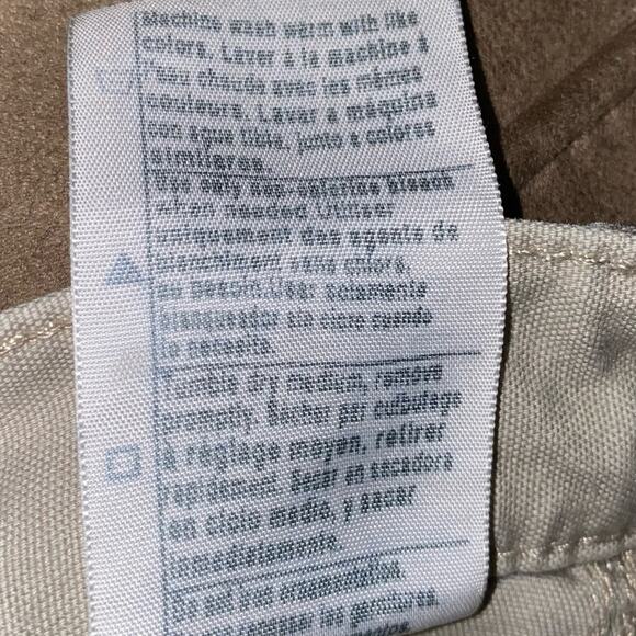 Carhartt Men’s Utility Original Dungaree Fit Khaki Work Pants Size 38x30 - Picture 7 of 7